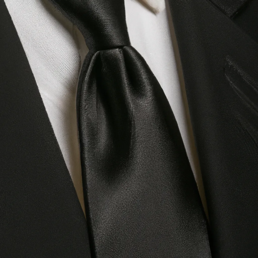 Jaki krawat do czarnego garnituru?