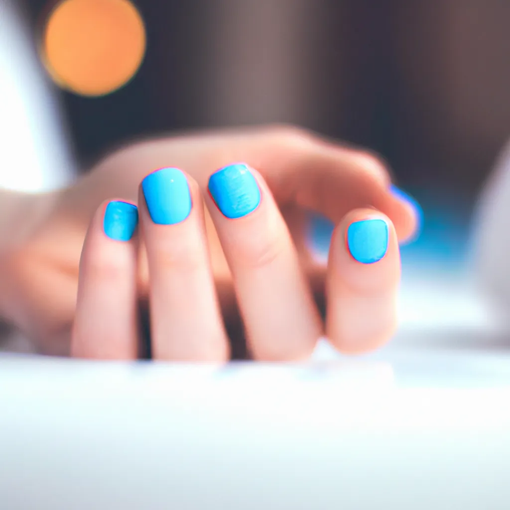 Niebieskie paznokcie - co oznaczają?