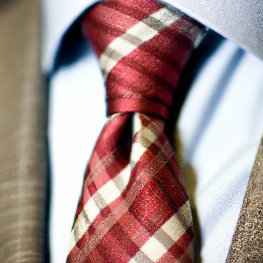 Jaki krawat do marynarki w kratę?