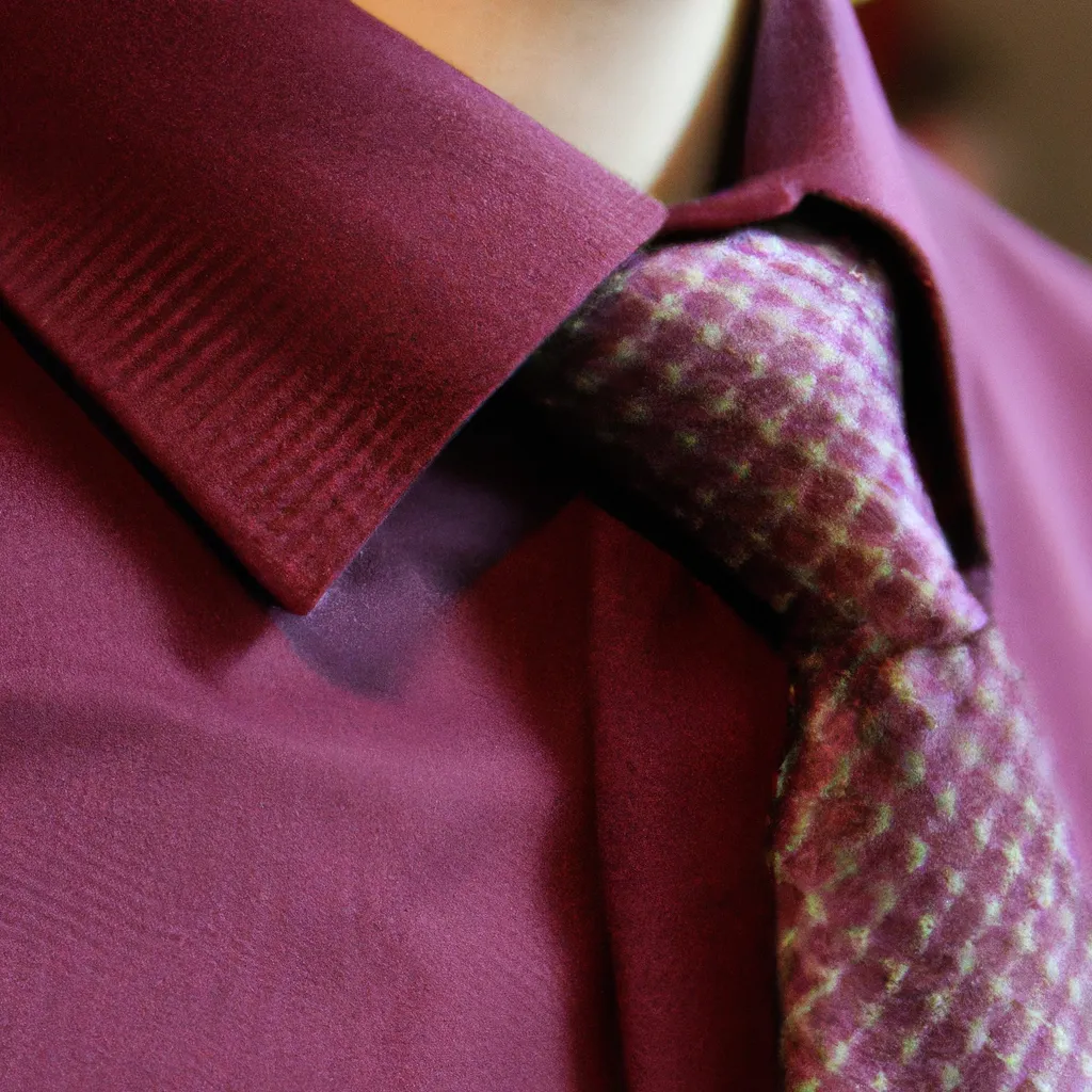 Jaki krawat do bordowej koszuli?