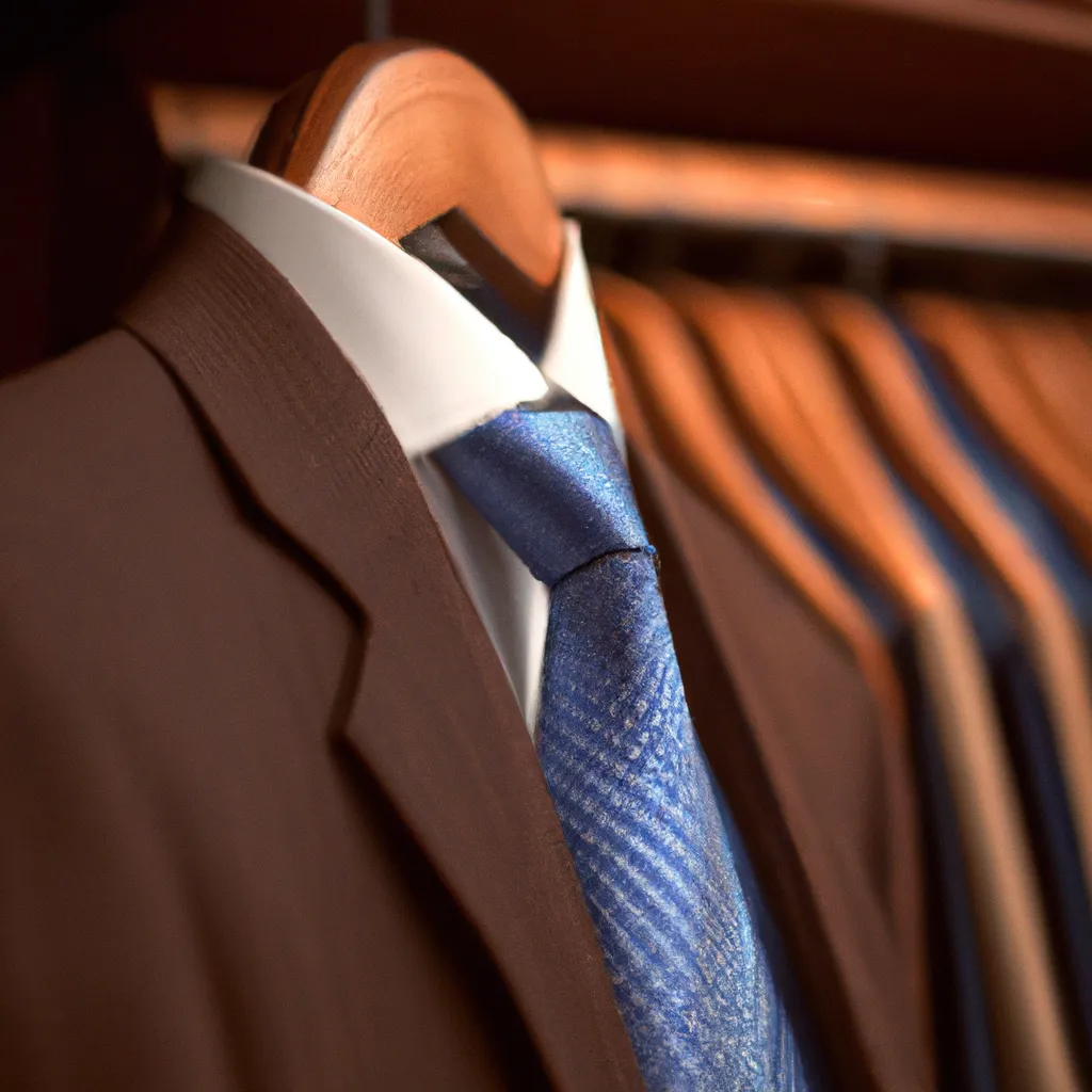 Jaki krawat do brązowego garnituru?