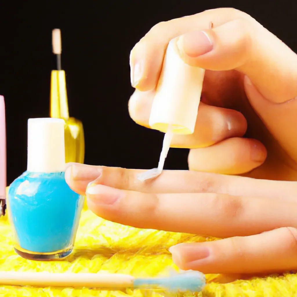 Jak nałożyć pyłek na paznokcie?