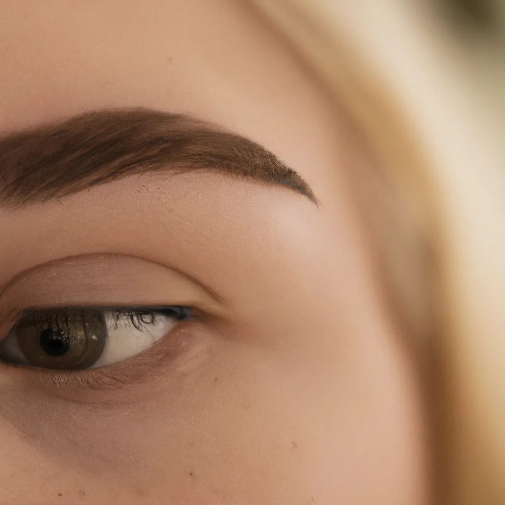 Jaki kolor brwi dla blondynek?