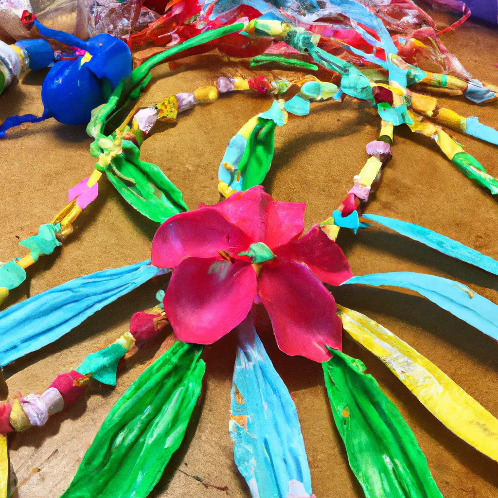 Jak zrobić hawajski naszyjnik z bibuły?