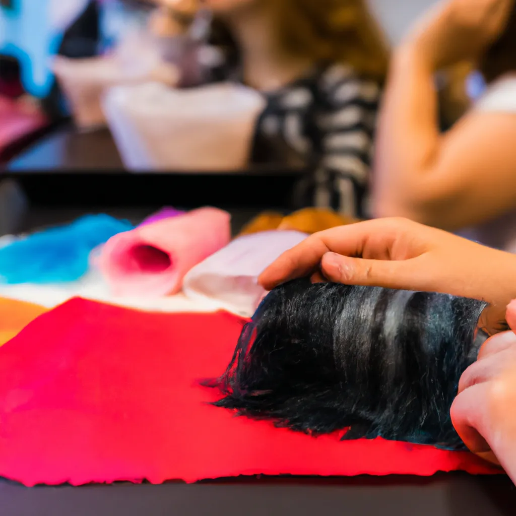 Jak zafarbować włosy bibułą?