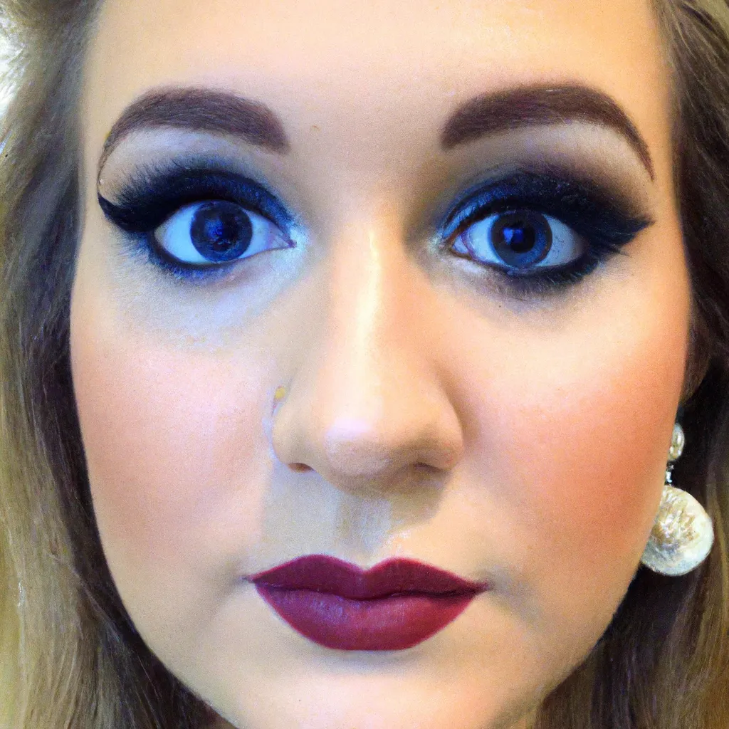 Jaki makijaż do granatowej sukienki?