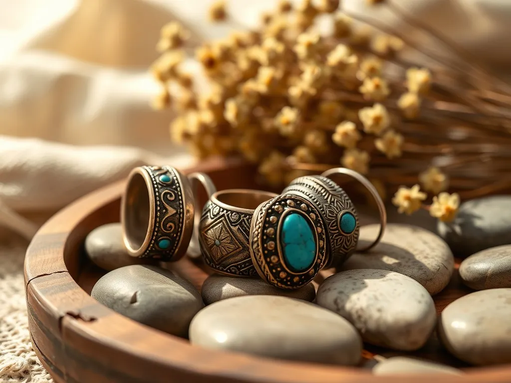 Pierścionki etniczne – styl, materiały i jak nosić?