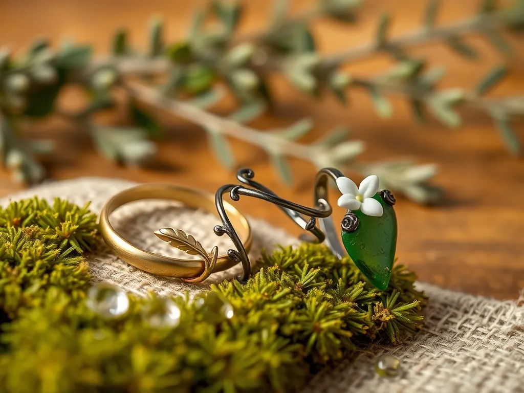 Pierścionki z motywem roślinnym: inspiracje, materiały, jak wybrać?