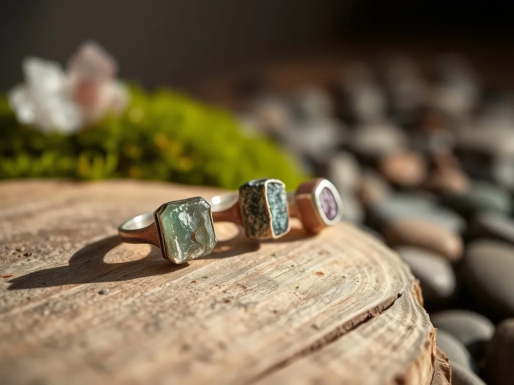 Pierścionki z surowymi kamieniami: jak wybrać i nosić?