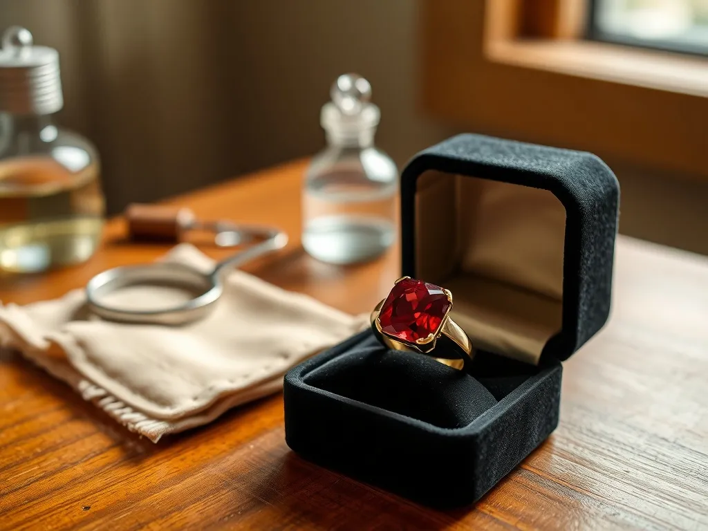 Pierścionek z rubinem – jak wybrać i jak dbać?
